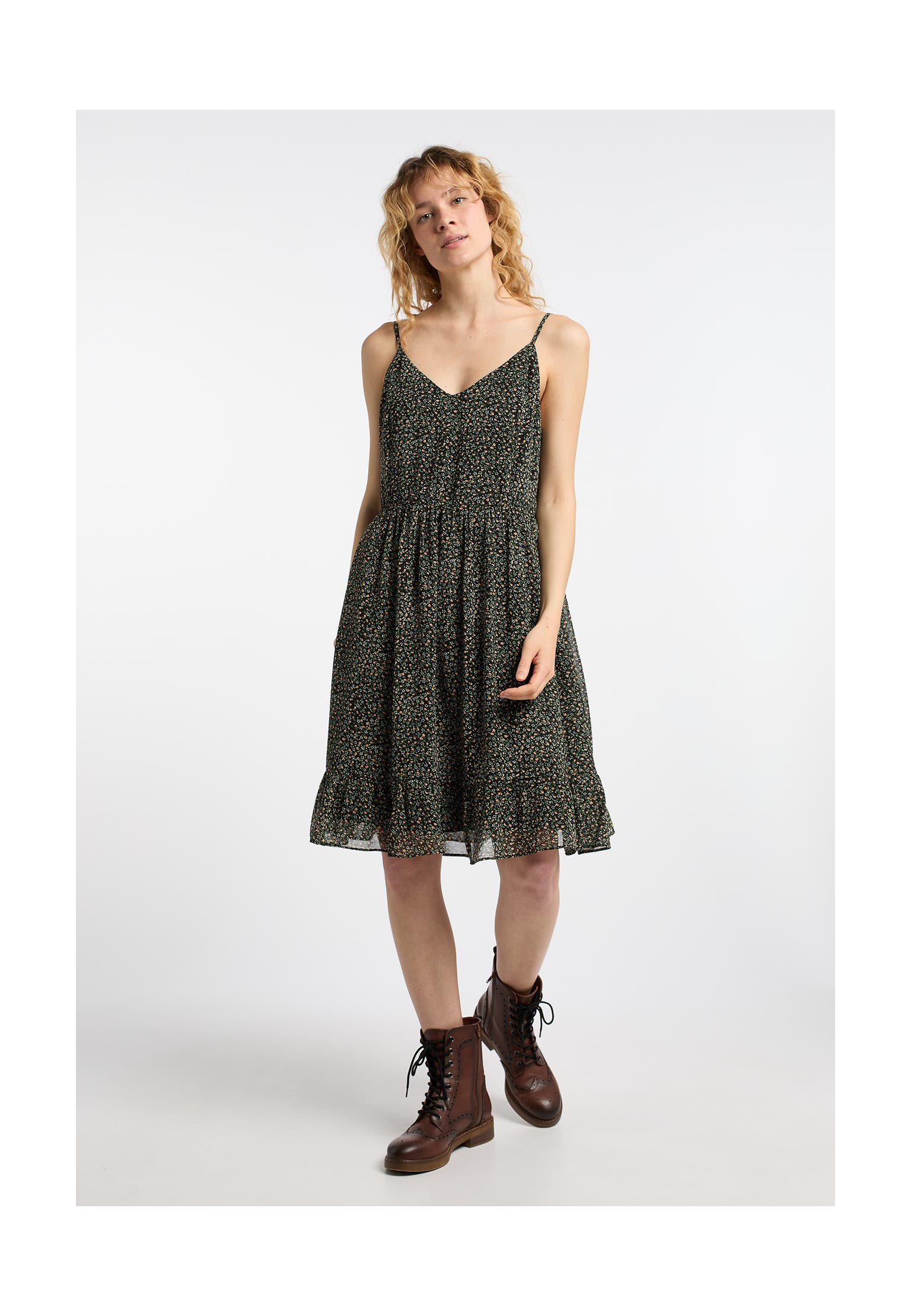 DREIMASTER Casual-Kleid Schwarz Mehrfarbig, Bild 1