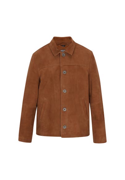 DREIMASTER Lederjacke cognac