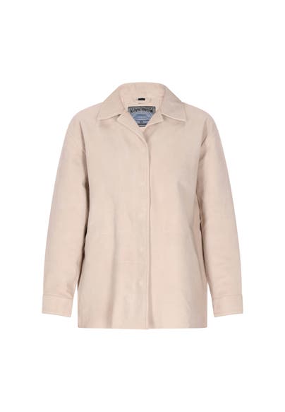 DREIMASTER Lederjacke offwhite