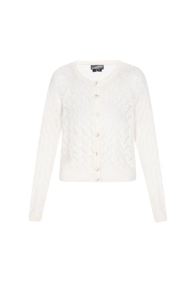 DREIMASTER Strickjacke white