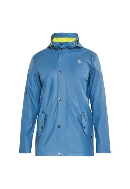 SCHMUDDELWEDDA Regenjacke Stahlblau