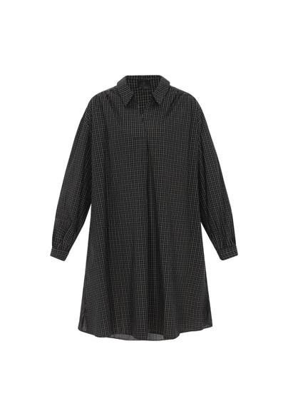 DREIMASTER Casual-Kleid black check