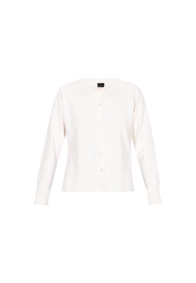 DREIMASTER Strickjacke white