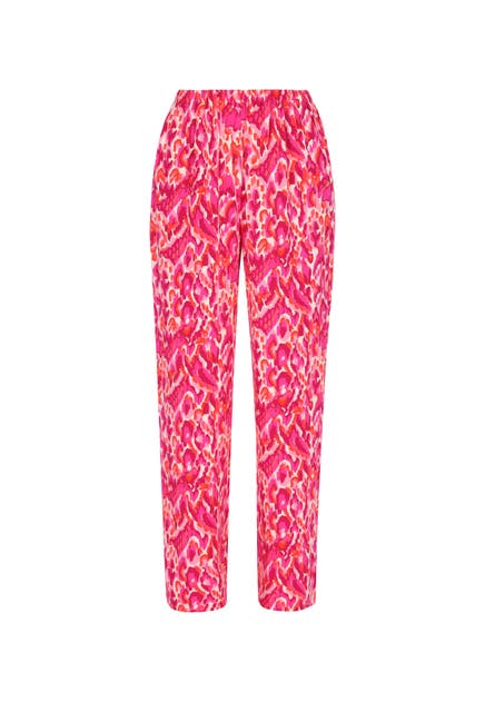 MYMO Stoffhose pink multicolor Wide/ Loose Fit