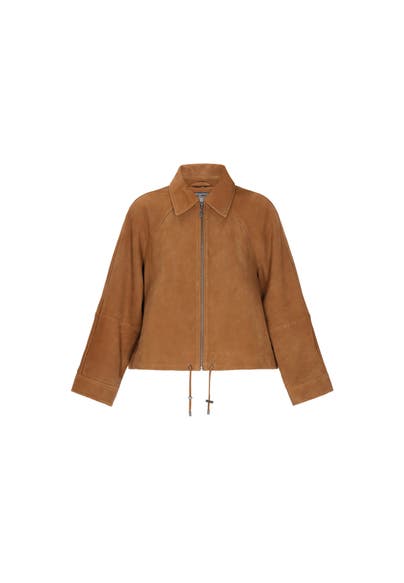 DREIMASTER Lederjacke cognac