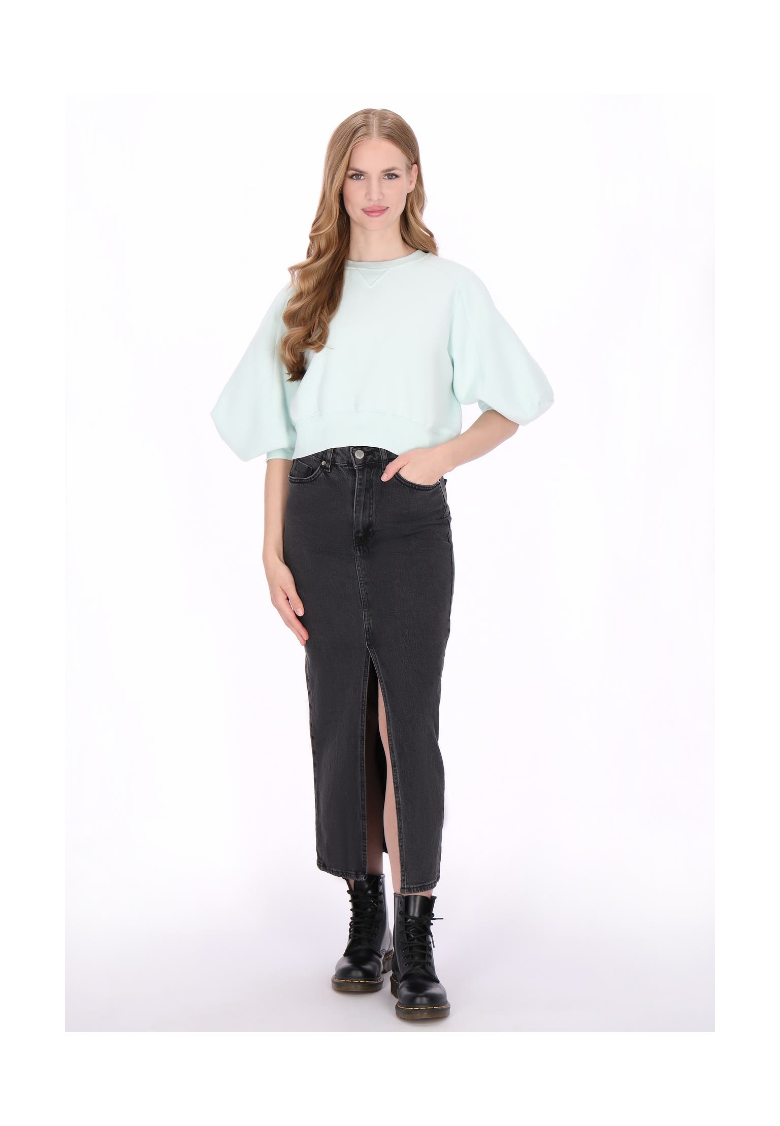 DREIMASTER Sweatshirt mint blue, Bild 1