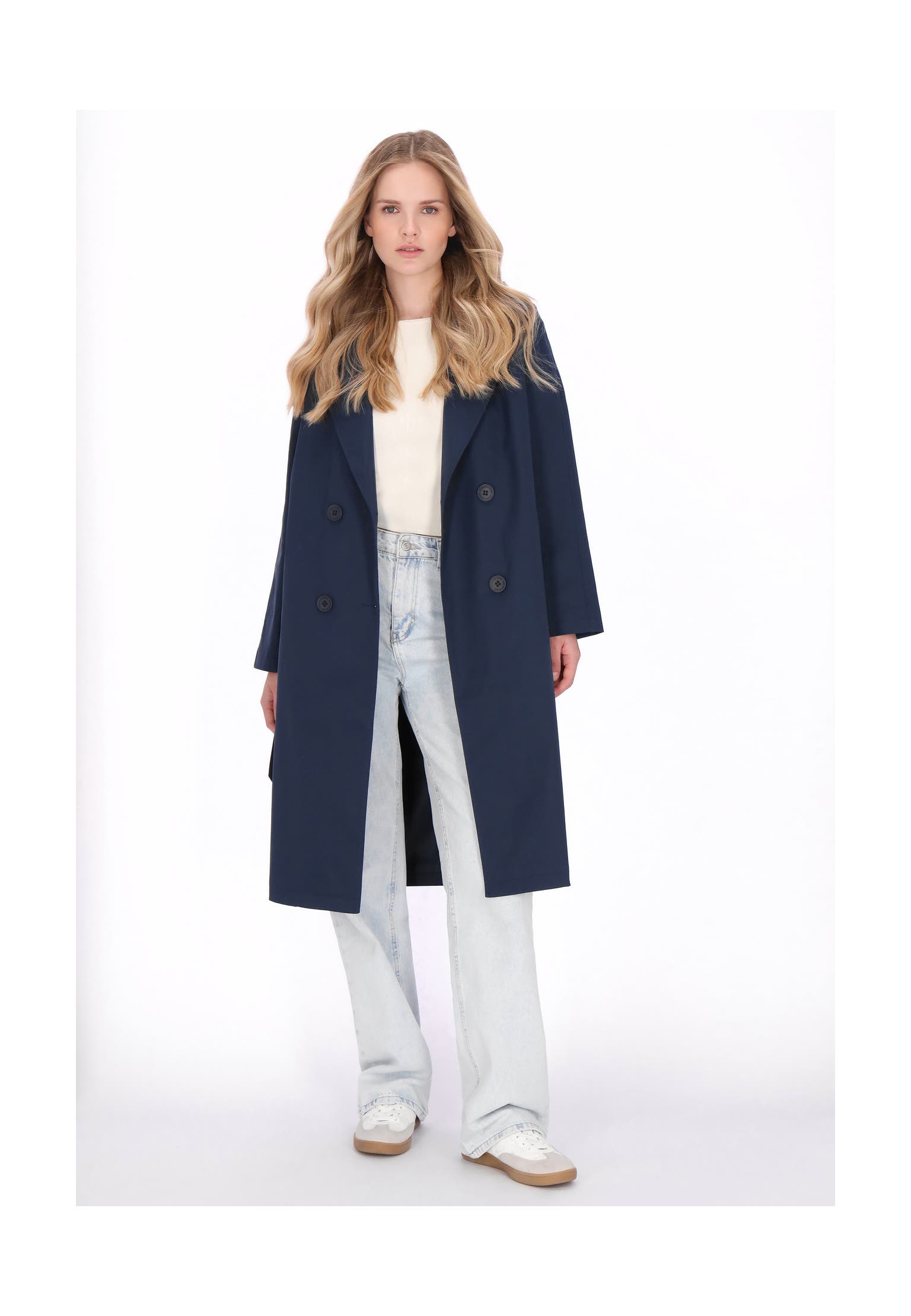 SCHMUDDELWEDDA Mantel navy, Bild 1