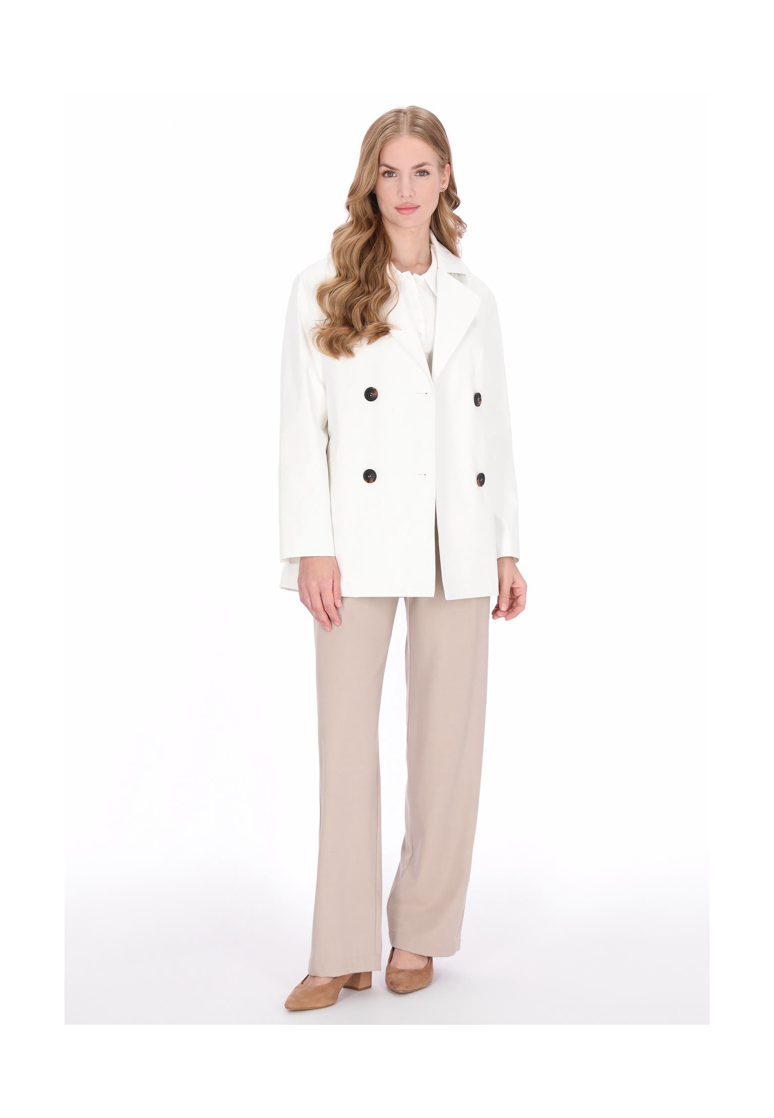 DREIMASTER Mantel offwhite, Bild 1