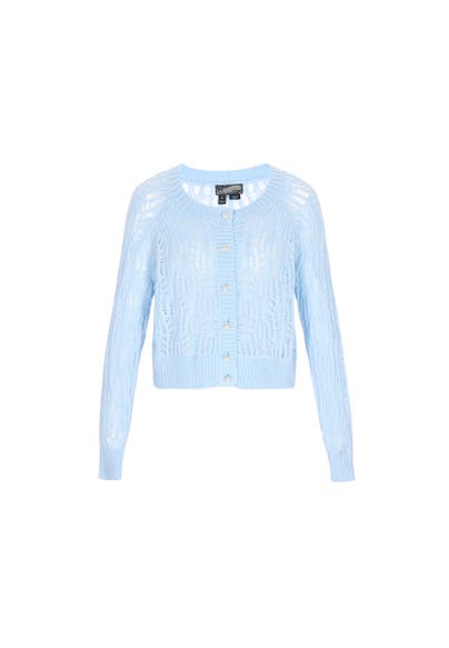 DREIMASTER Strickjacke light blue