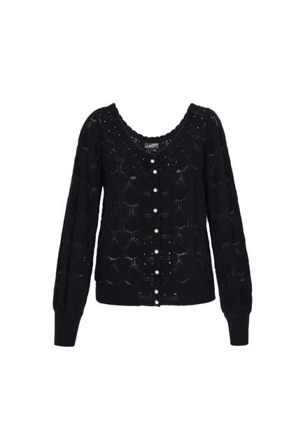 DREIMASTER Strickjacke black