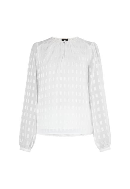 DREIMASTER Casual-Bluse Wollweiss
