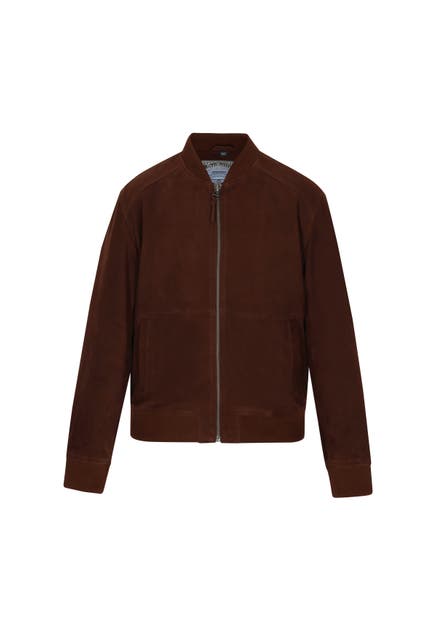 DREIMASTER Lederjacke chocolate