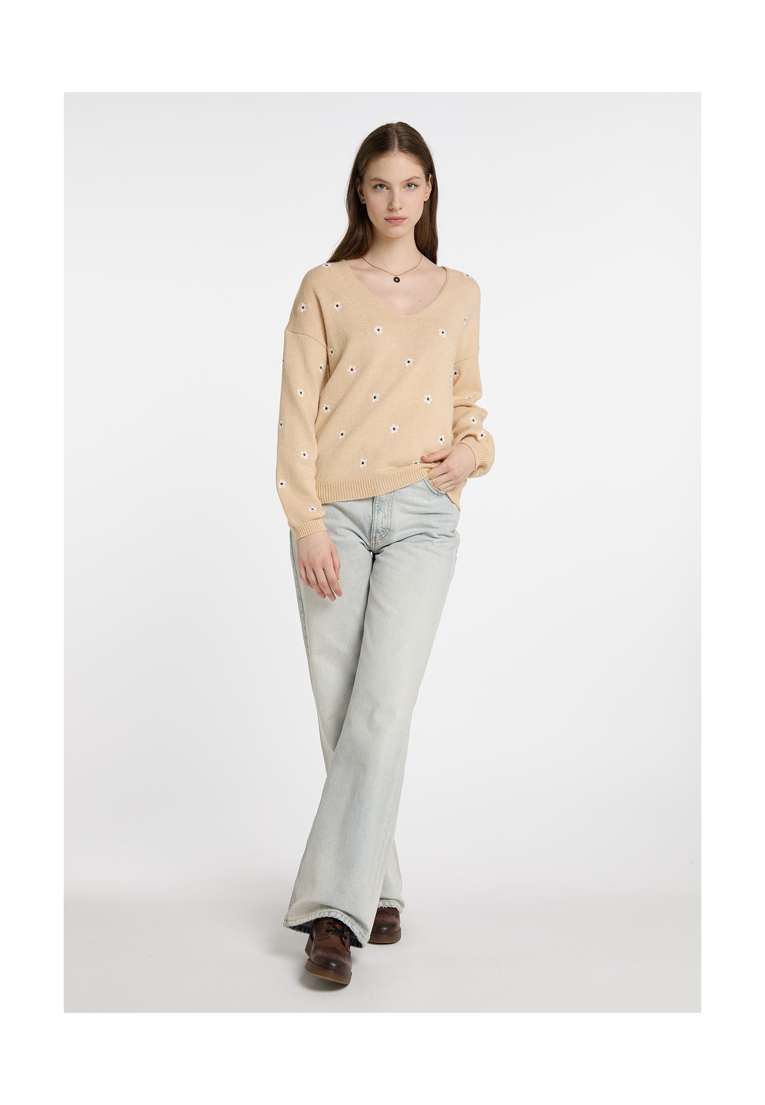 DREIMASTER Pullover Beige, Bild 1