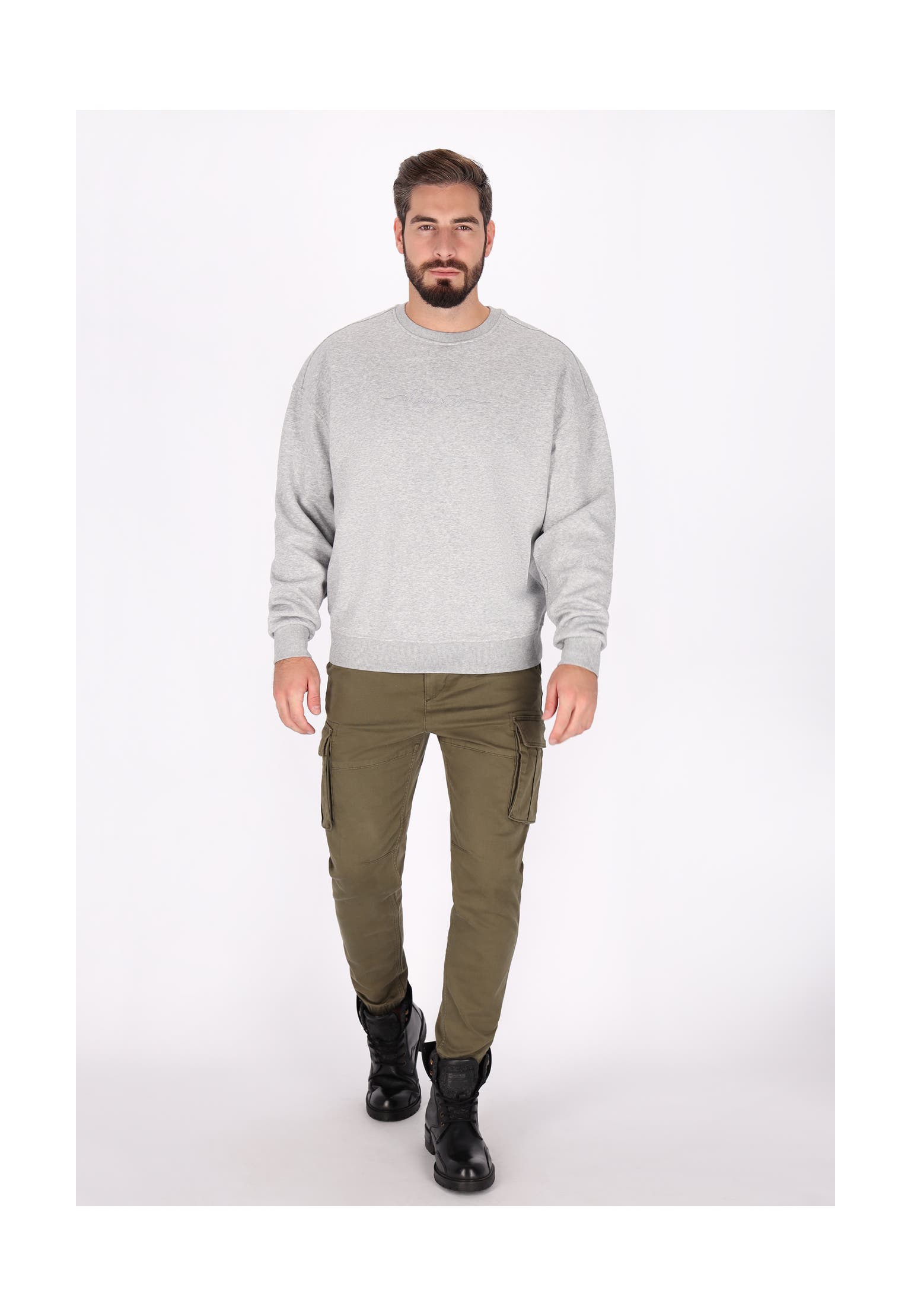 DREIMASTER Sweatshirt Grau Melange, Bild 1