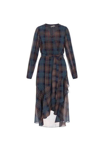 DREIMASTER Casual-Kleid grey check