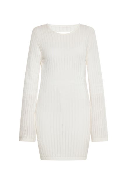 MYMO Casual-Kleid Wollweiss