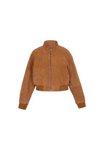DREIMASTER Lederjacke cognac