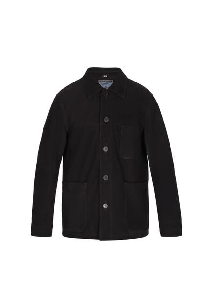 DREIMASTER Lederjacke Schwarz