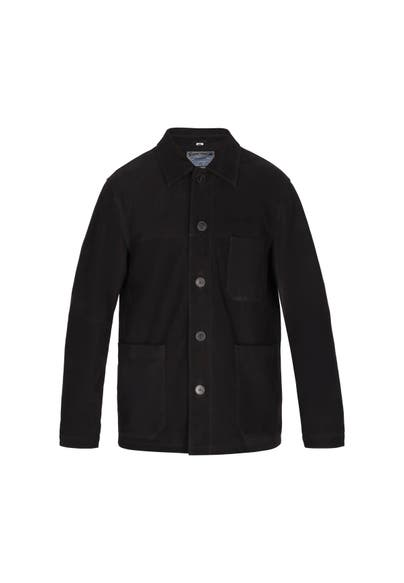 DREIMASTER Lederjacke Schwarz
