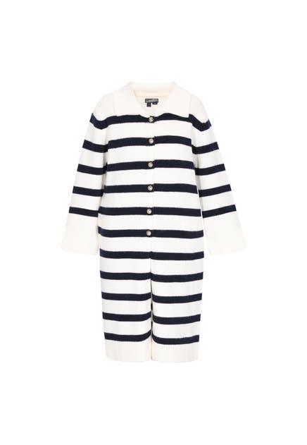 DREIMASTER Strickjacke offwhite dark navy