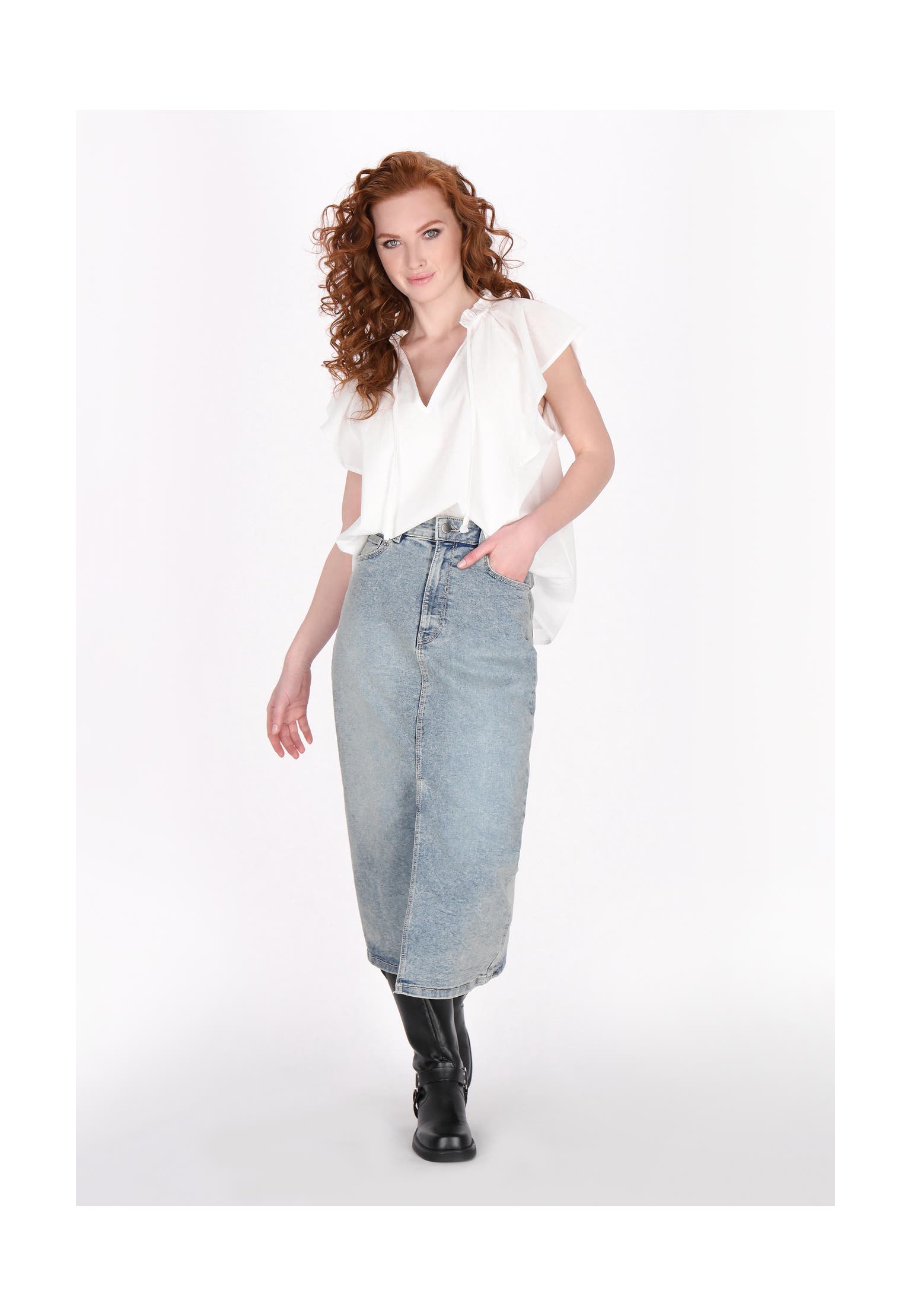 DREIMASTER Casual-Bluse white, Bild 1