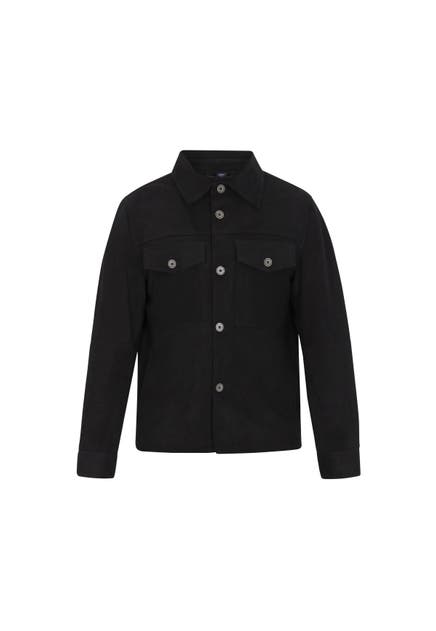 DREIMASTER Lederjacke black