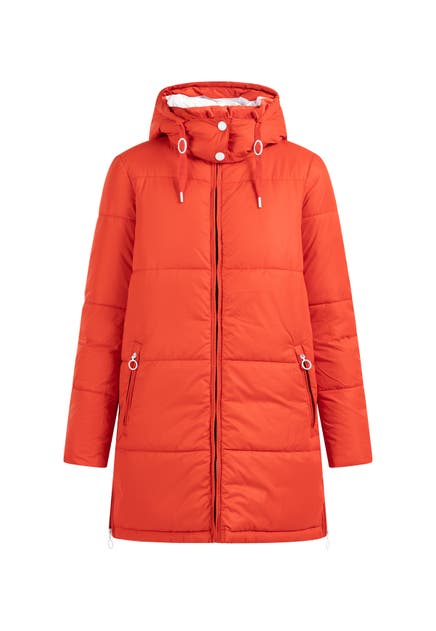 DREIMASTER Parka Rot Weiss