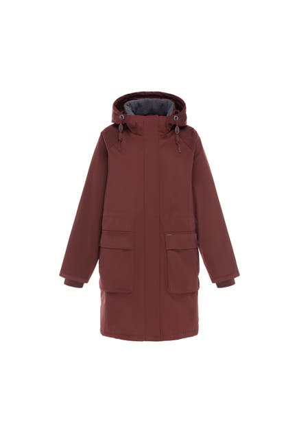 DREIMASTER Mantel redbrown
