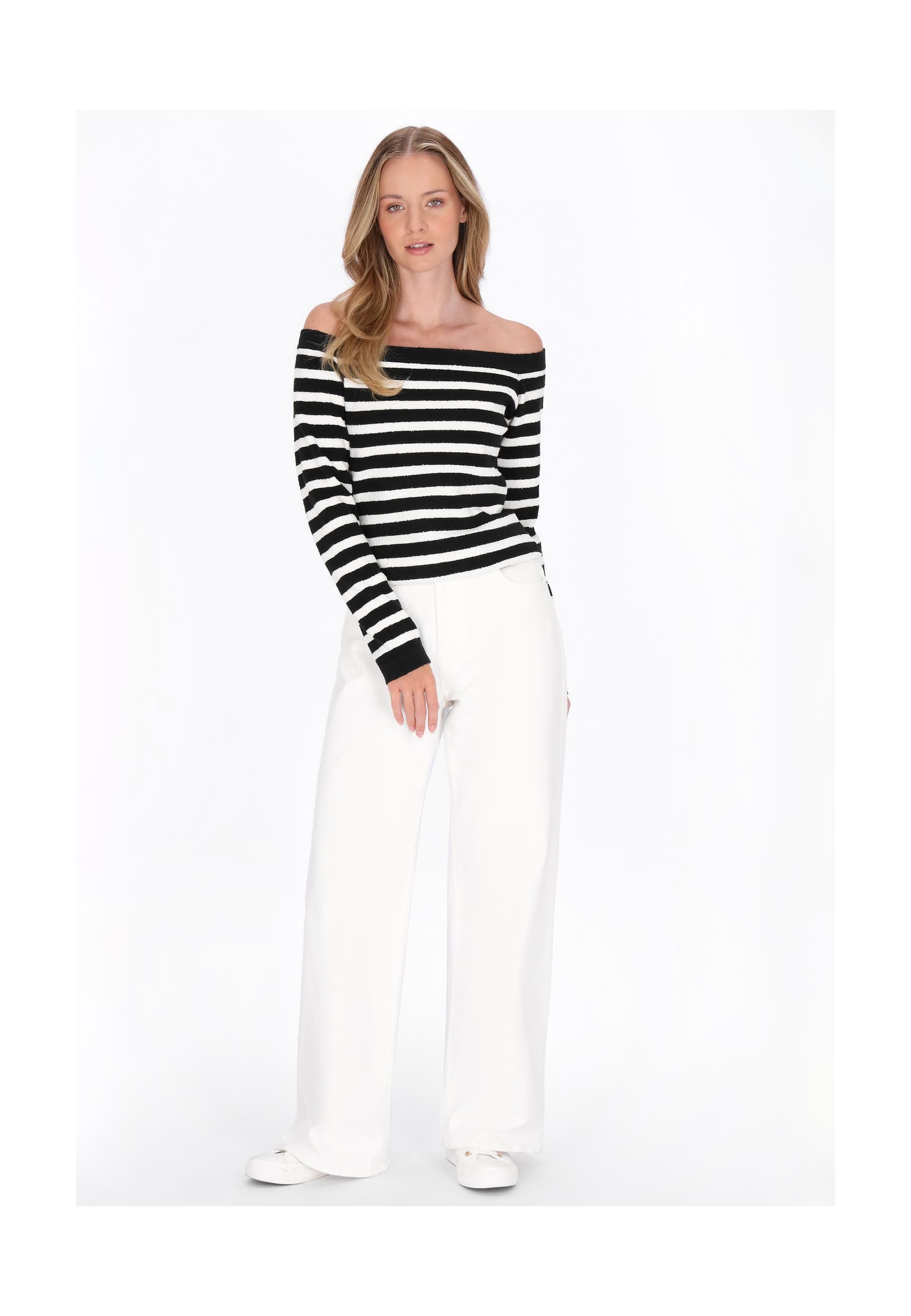 DREIMASTER Pullover black offwhite, Bild 1