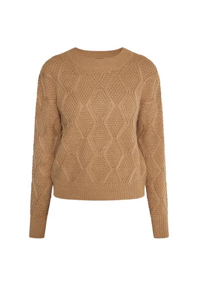 DREIMASTER Pullover Hellbraun
