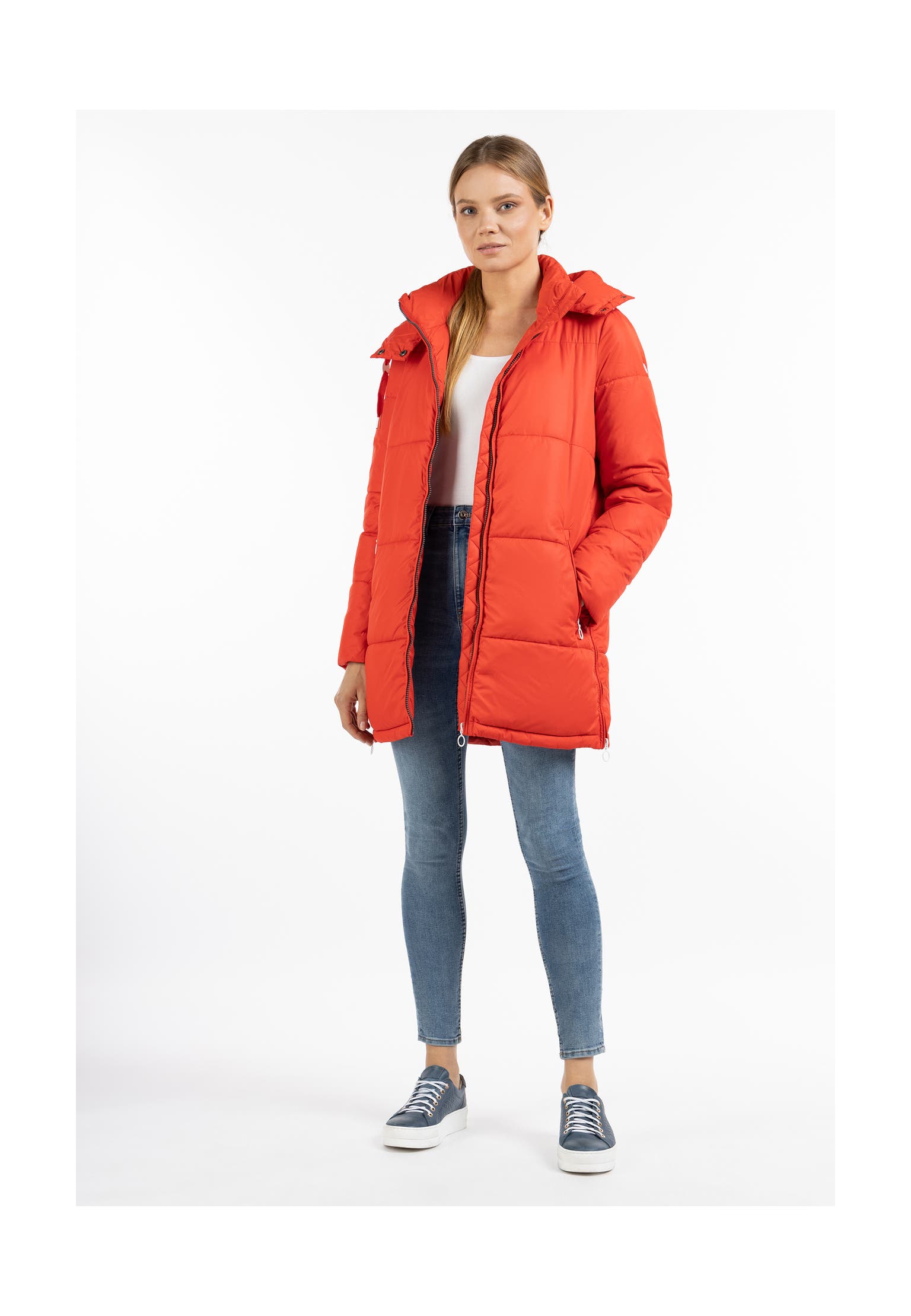 DREIMASTER Parka Rot Weiss, Bild 1