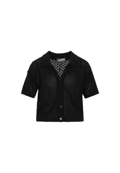 DREIMASTER Strickjacke black