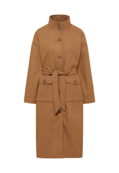 DREIMASTER Wollmantel Sand