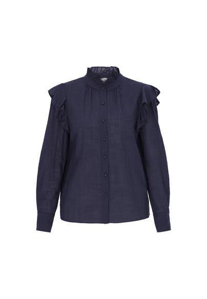 DREIMASTER Langarmshirt navy