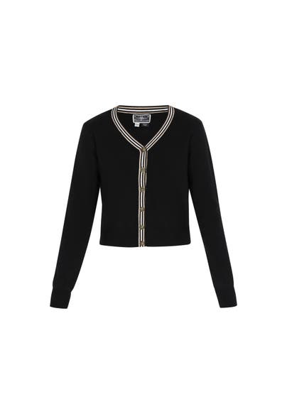 DREIMASTER Strickjacke black