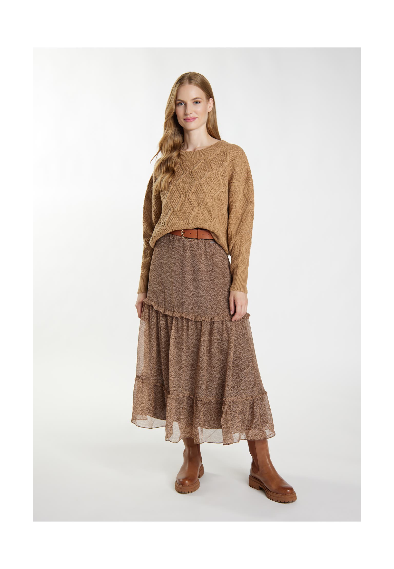 DREIMASTER Pullover Hellbraun, Bild 1