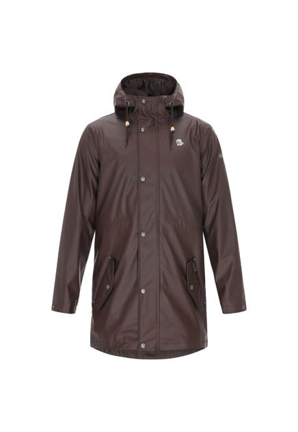 SCHMUDDELWEDDA Regenjacke dark brown