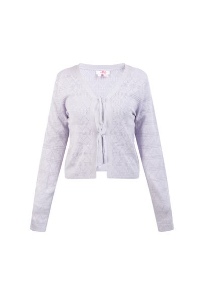 MYMO Strickjacke Flieder