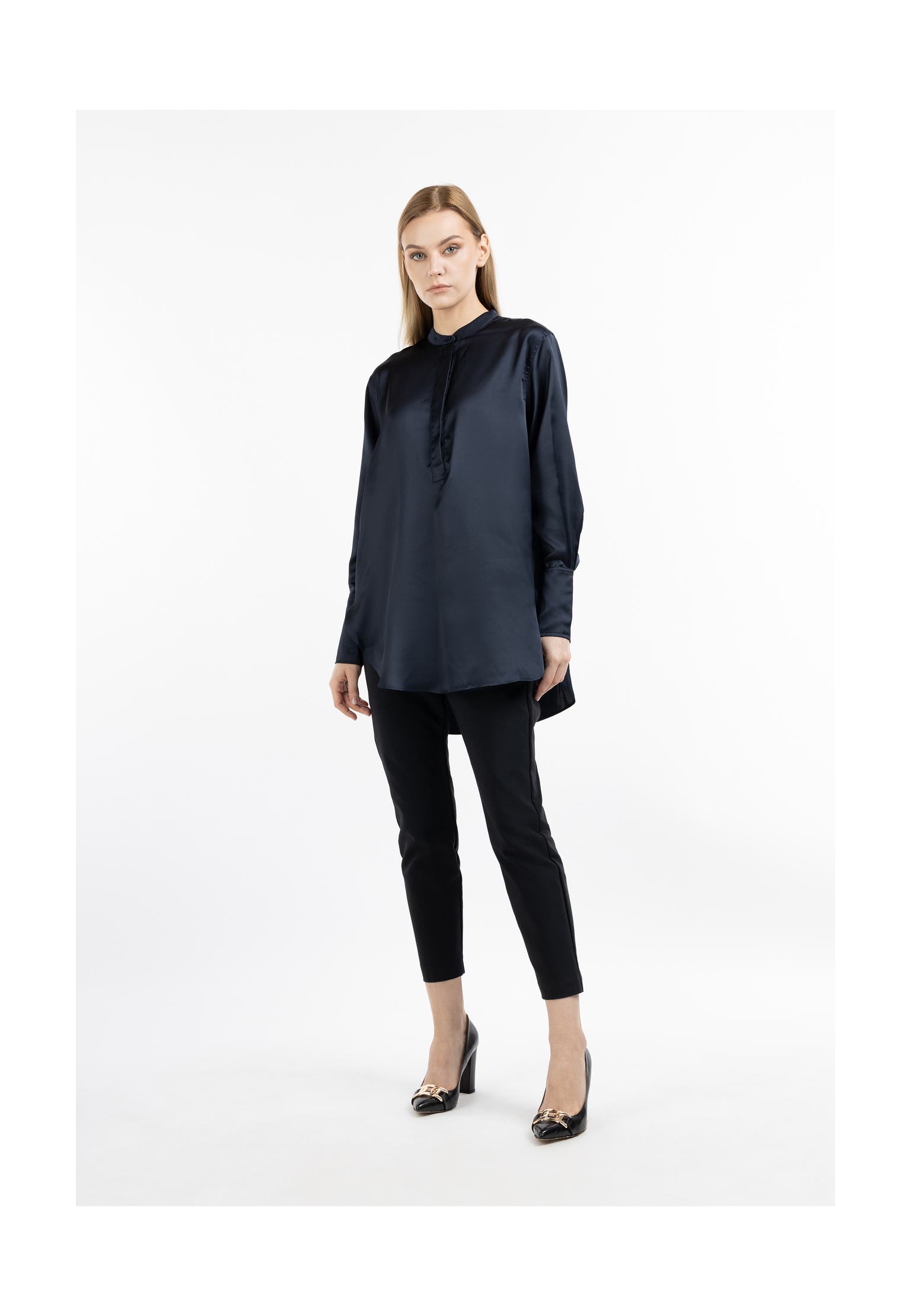 DREIMASTER Casual-Bluse Navy, Bild 1