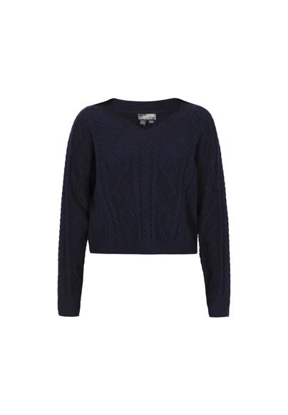 DREIMASTER Pullover navy