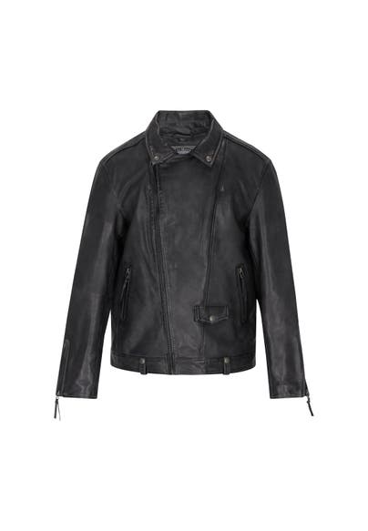 DREIMASTER Lederjacke grey