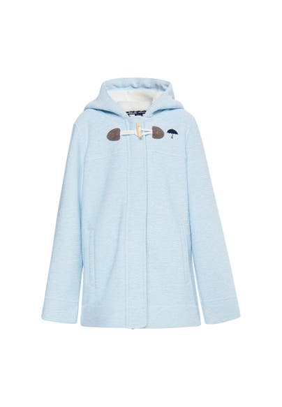 SCHMUDDELWEDDA Strickfleecedufflecoat für Mädchen