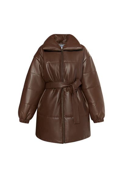 DREIMASTER Lederjacke Braun