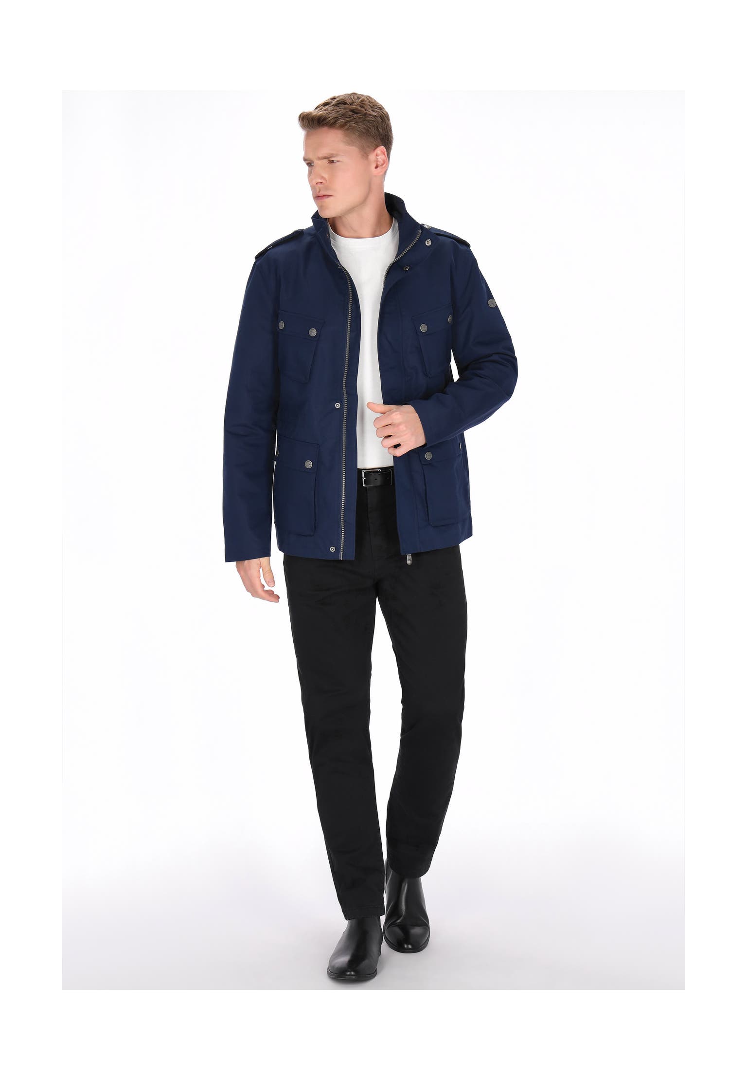 DREIMASTER Übergangsjacke navy, Bild 1