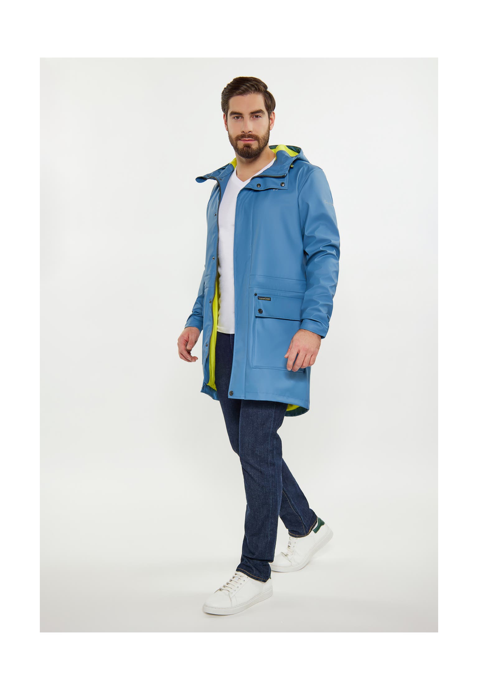 SCHMUDDELWEDDA Regenjacke Stahlblau, Bild 1