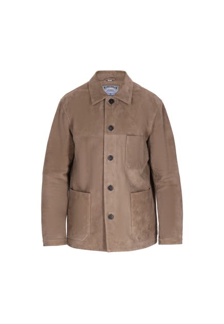 DREIMASTER Lederjacke Grau