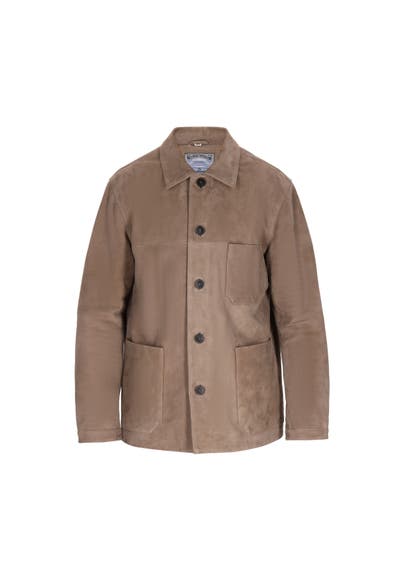 DREIMASTER Lederjacke Grau