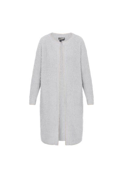 DREIMASTER Strickjacke grey melange