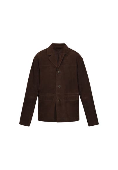 DREIMASTER Lederjacke brown