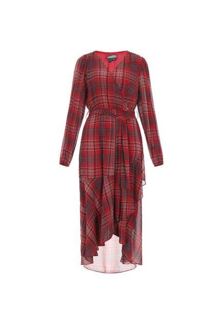 DREIMASTER Casual-Kleid red check